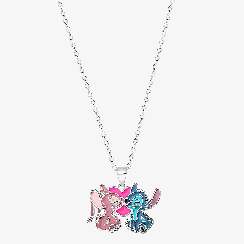 Girls Sterling Silver 15 Inch Pendant Necklace