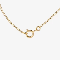 Girls 14K Gold Over Silver 15 Inch Pendant Necklace
