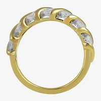 (I, I2) Womens 2 CT. T.W. Lab Grown White Diamond 14K Gold Over Silver Round Eternity Band