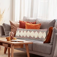 LR Home Carl Diamond Lumbar Pillow