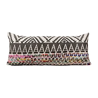 LR Home Carl Diamond Lumbar Pillow