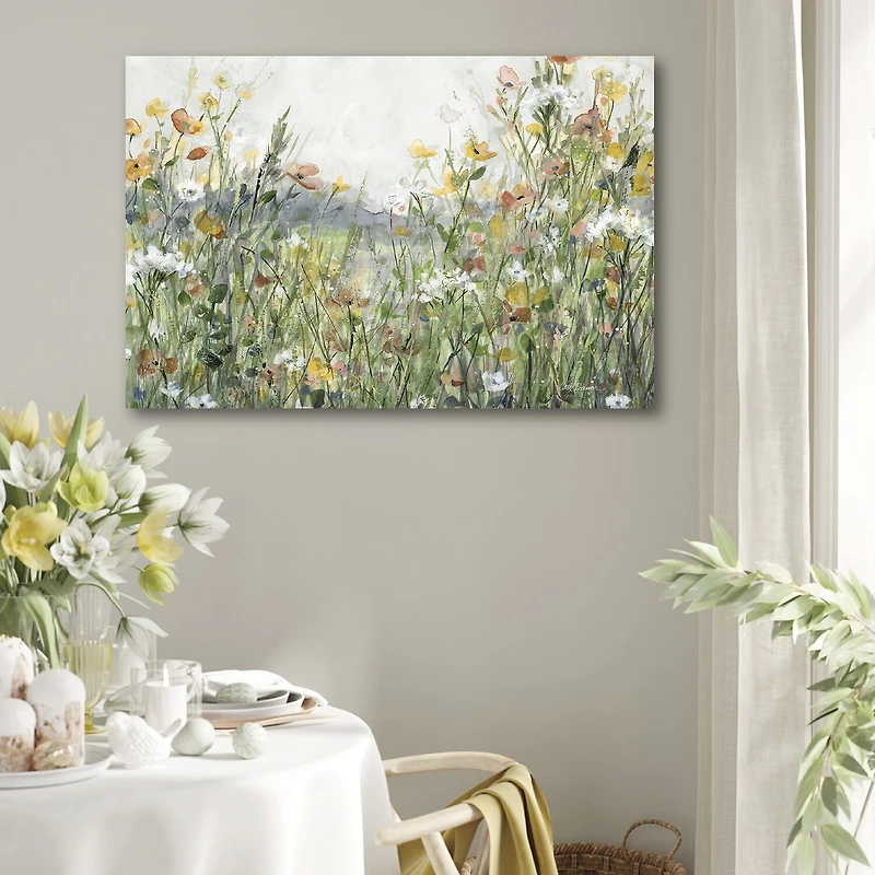 Courtside Market Wildflower Field 24x36 Canvas Art