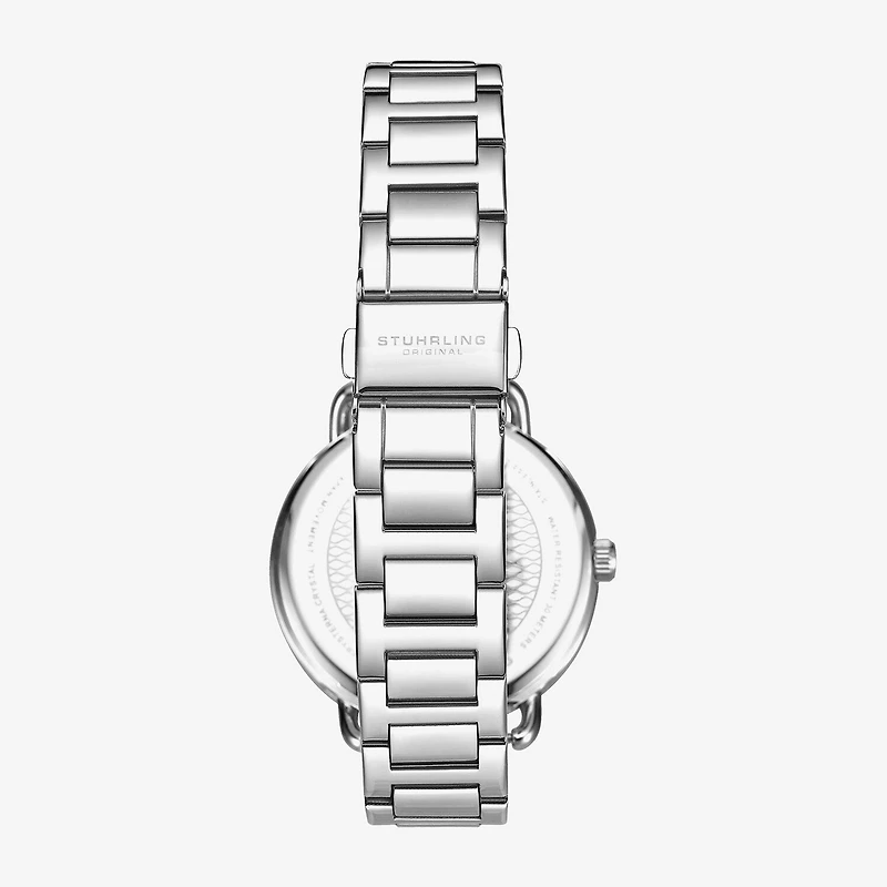 Stuhrling Womens Silver Tone Stainless Steel Bracelet Watch 3907