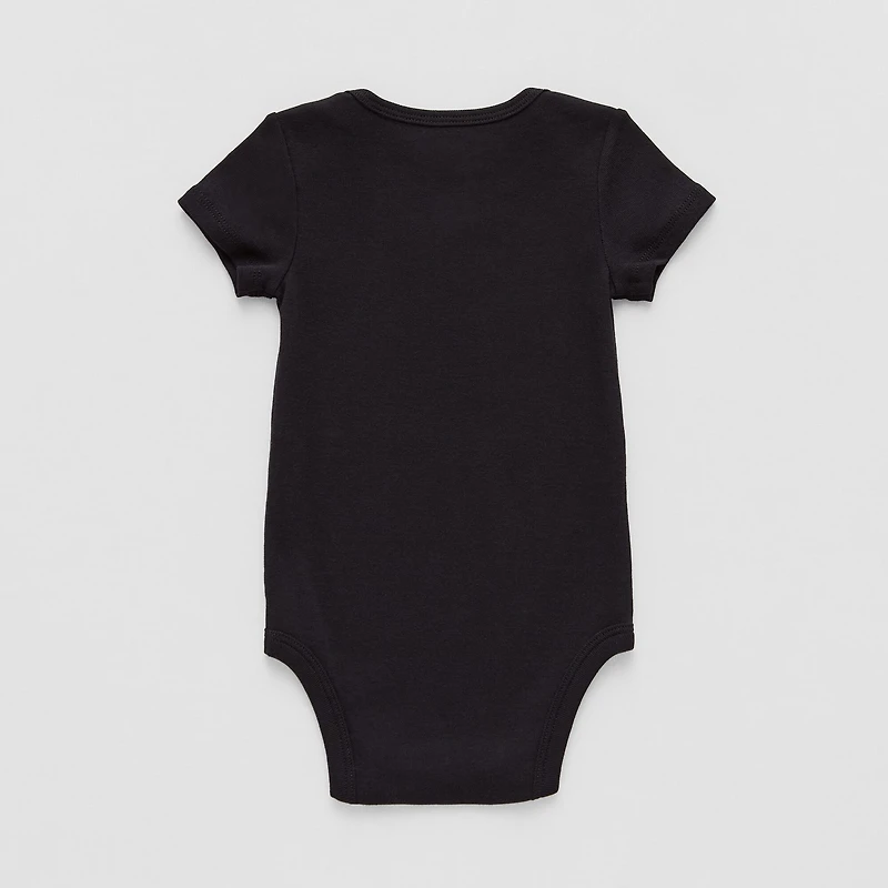 Okie Dokie Baby Unisex Round Neck Short Sleeve Rib Bodysuit