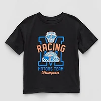 Okie Dokie Active Toddler & Little Boys Crew Neck Short Sleeve Regular Fit Graphic T-Shirt