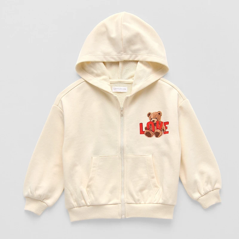 Grayson Little & Big Kid Girls Long Sleeve Zipper Hoodie