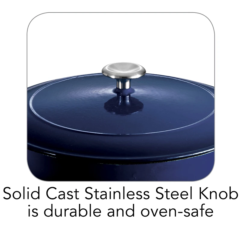 Tramontina® Gourmet 4-qt. Enameled Cast Iron Covered Braiser