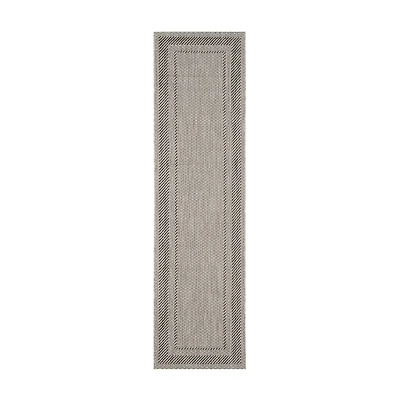 Safavieh Courtyard Collection Lorna Stripe Indoor/Outdoor Runner Rug