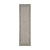 Safavieh Courtyard Collection Lorna Stripe Indoor/Outdoor Runner Rug