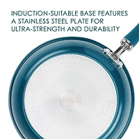Rachael Ray Create Delicious 9.5" Non-Stick Deep Skillet with Lid