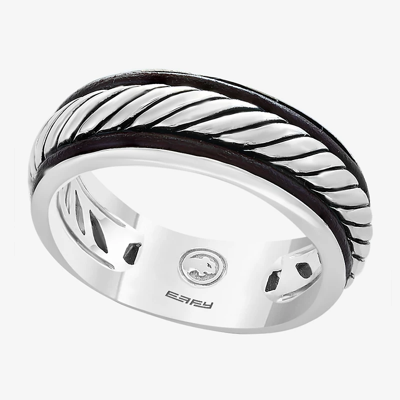 Effy Final Call Mens Sterling Silver Band