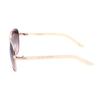 Liz Claiborne Womens UV Protection Aviator Sunglasses