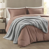 Madison Park Sienna Faux Fur Washable Midweight Throw