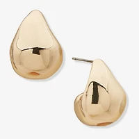 Worthington Womens 20.3mm Hoop Earrings