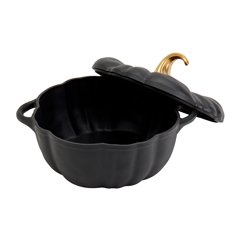 Smith & Clark Cast Iron Pumpkin Harvest -qt. Dutch Oven
