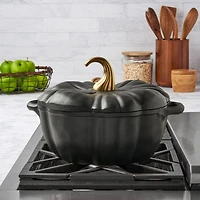 Smith & Clark Cast Iron Pumpkin Harvest -qt. Dutch Oven