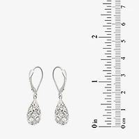 Womens 14K Gold Pear Drop Earrings