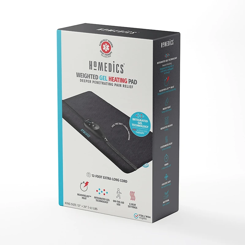 HoMedics Weighted Integrated Gel Heating Pad