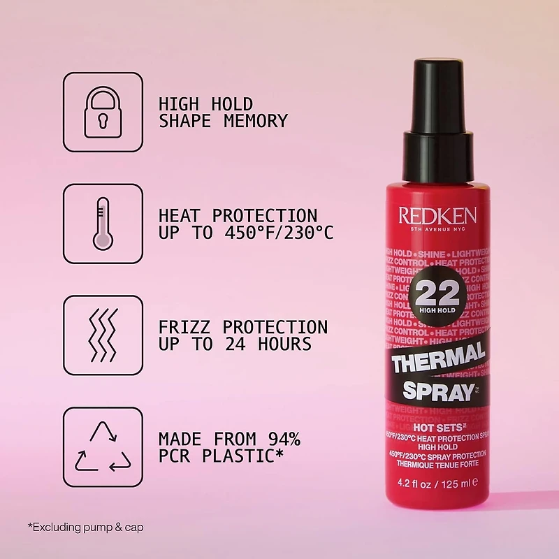 Redken Styling High Hold Thermal Spray Styling Product 4.2 oz.