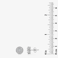TruMiracle® 1/2 CT. T.W. Round White Natural Diamond 10K Gold Stud Earrings