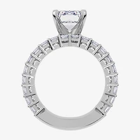 (G / Vs2-Si1) Womens 4 7/8 Ct. T.W. Lab Grown White Diamond 14K Gold Side Stone Engagement Ring