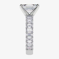(G / Vs2-Si1) Womens 4 7/8 Ct. T.W. Lab Grown White Diamond 14K Gold Side Stone Engagement Ring