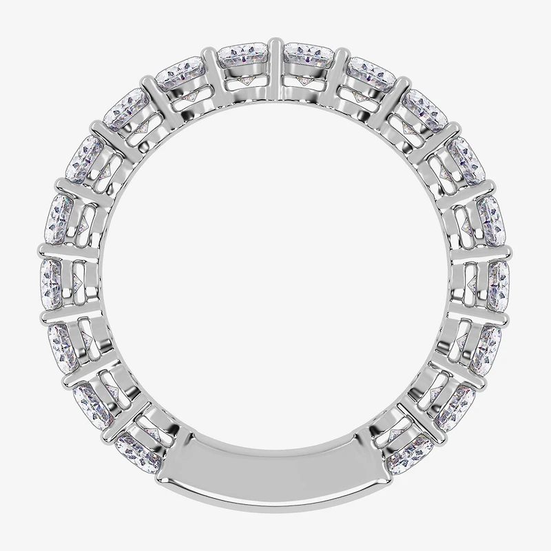 (G / Vs2-Si1) Womens 4MM 2 3/4 CT. T.W. Lab Grown White Diamond 14K Gold Wedding Band
