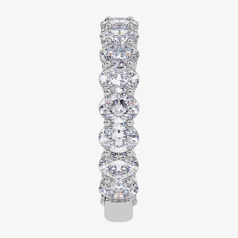 (G / Vs2-Si1) Womens 4MM 2 3/4 CT. T.W. Lab Grown White Diamond 14K Gold Wedding Band