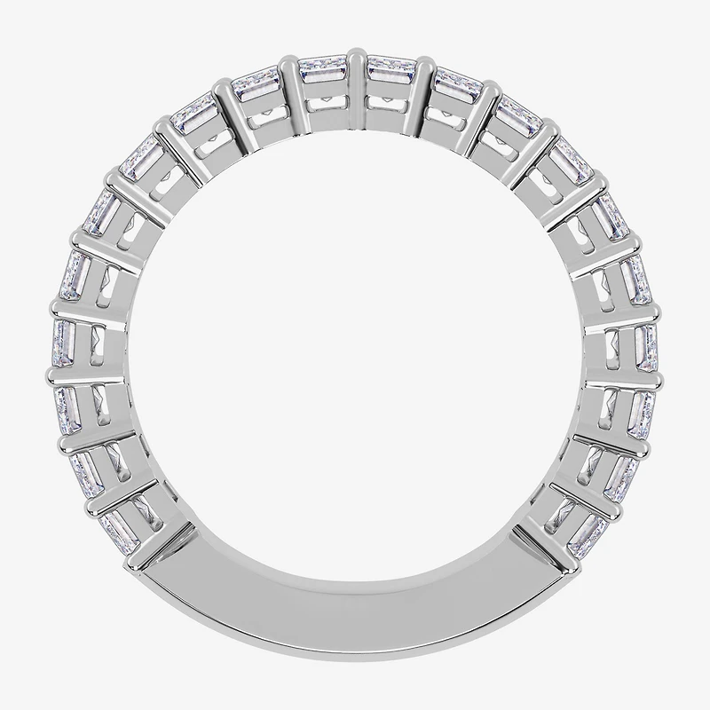 (G / Vs2-Si1) Womens 3.5MM 2 CT. T.W. Lab Grown White Diamond 14K Gold Wedding Band