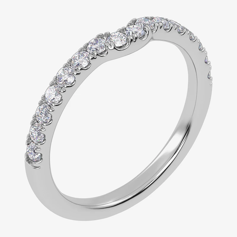 G-H / Si1-Si2) Womens / CT. T.W. Lab Grown White Diamond 14K Gold Wedding Band