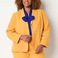 Black Label by Evan-Picone Womens Plus Classic Fit Suit Jacket