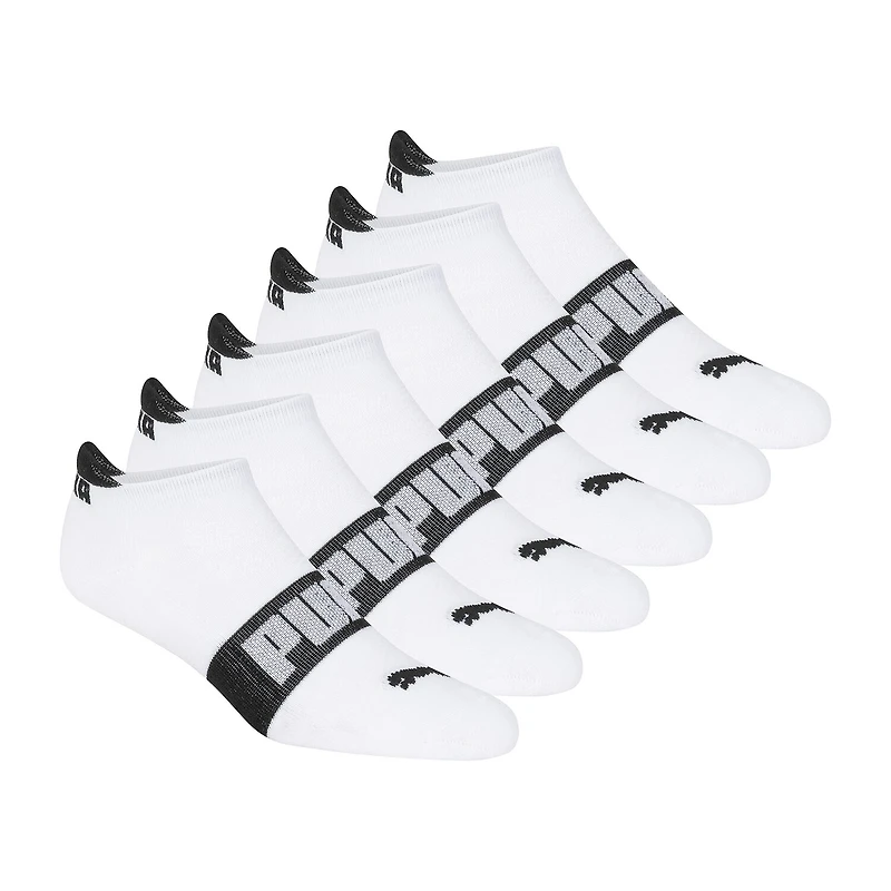 PUMA Ultimate Training Heel Tab Mens Breathable Multi-Pack 6 Pair Low Cut Socks