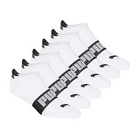 PUMA Ultimate Training Heel Tab Mens Breathable Multi-Pack 6 Pair Low Cut Socks