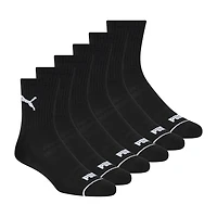 PUMA Sportstyle Training High Mens BREATHABLE Multi-Pack 6 Pair Quarter Ankle Socks