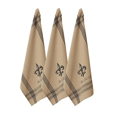Design Imports French Print 3-pc. Dish Cloth Set
