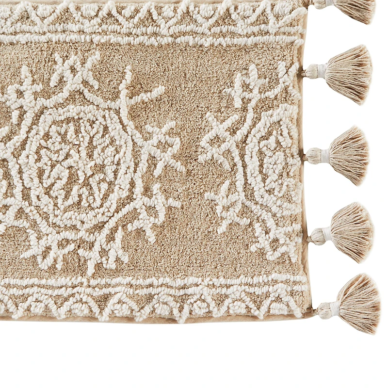 Saturday Knight Neutral Nuances Medallia Bath Rug Collection