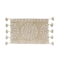 Saturday Knight Neutral Nuances Medallia Bath Rug Collection