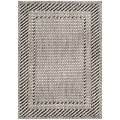 Safavieh Courtyard Collection Lorna Stripe Indoor/Outdoor Area Rug