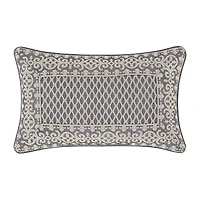 Five Queens Court Houston Rectangular Throw Pillow