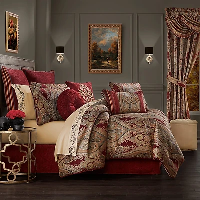 Queen Street Georgia 4-pc. Damask + Scroll Comforter Set
