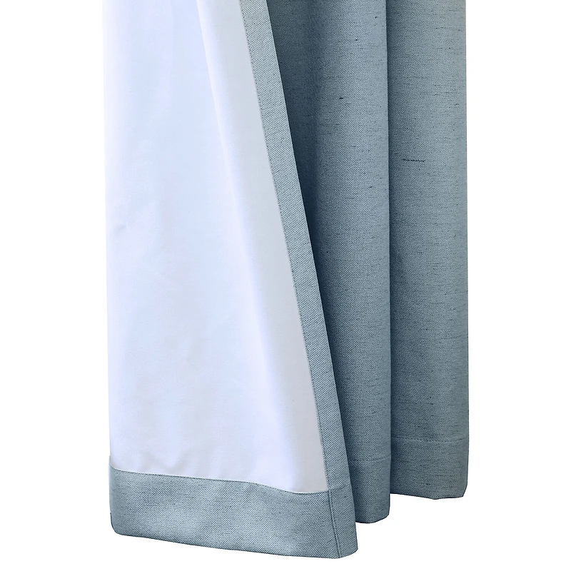 Thermaplus Ventura Grommet Top Energy Saving 100% Blackout Set of 2 Curtain Panel