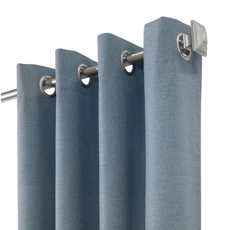 Thermaplus Ventura Grommet Top Energy Saving 100% Blackout Set of 2 Curtain Panel