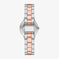 Ladies Boxed Sets Womens Crystal Accent Two Tone 4-pc. Watch Boxed Set Fmdjset345