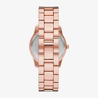 Ladies Boxed Sets Womens Crystal Accent Rose Goldtone 5-pc. Watch Boxed Set Fmdjset340