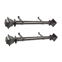 Rod Desyne (Set Of 2) Bach Side 1 1/2 Adjustable Curtain