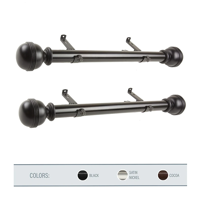 Rod Desyne (Set Of 2) Jovian 1 1/2 Curtain