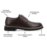 Vance Co Martin Mens Round Closed Toe Loafers