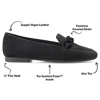 Journee Collection Cordell-Wd Womens Moc Closed Toe Loafers-Wide Width