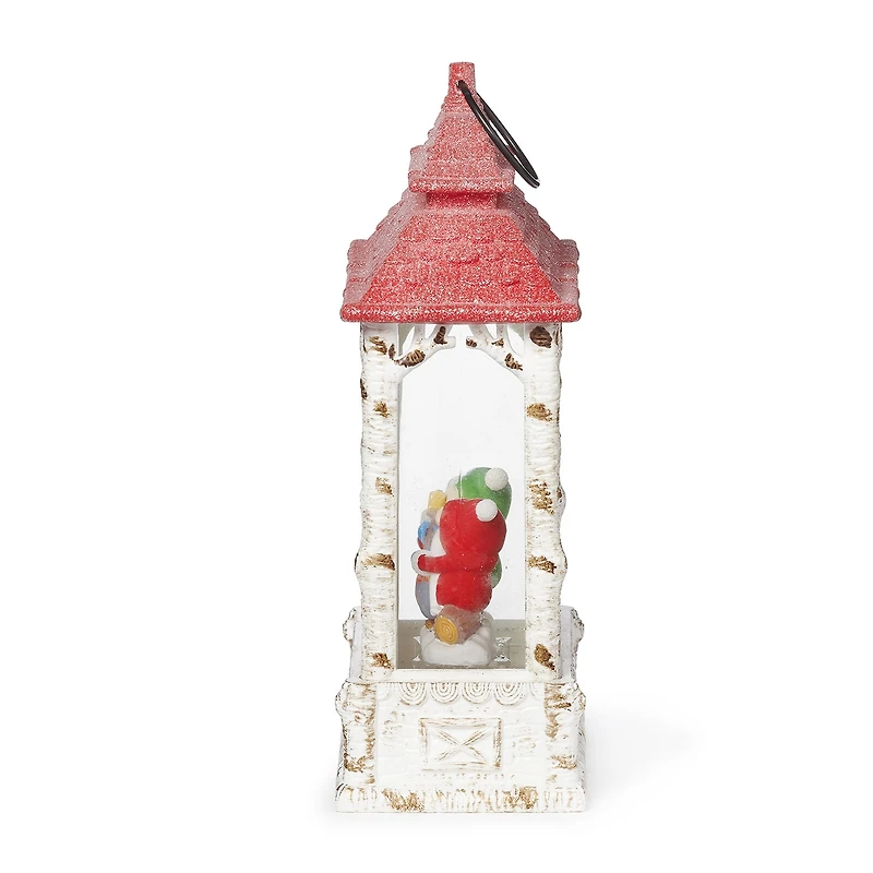 Roman 13" Led Campfire With Gnomes Lantern Lighted Christmas Tabletop Decor