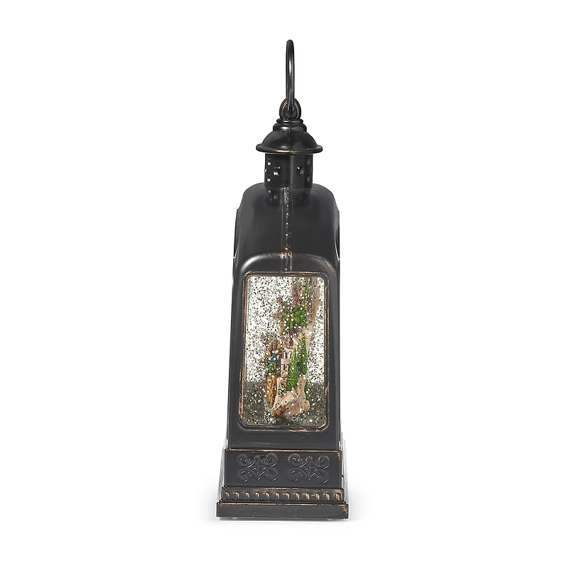 Roman 9.5" Led Swirl Nativity Lantern Lighted Christmas Tabletop Decor